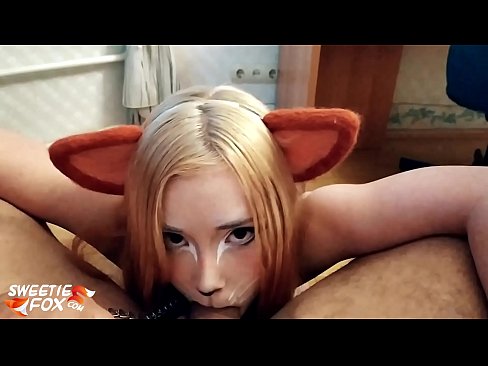 ❤️ Кицунэ заглотить хуй и сперма в рот Порево на сайте filmepornonline.ru